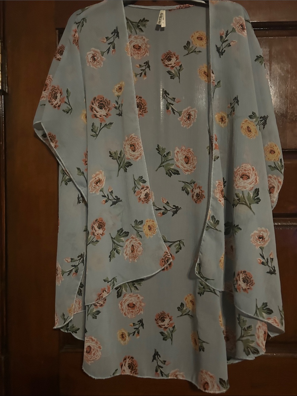 Live 4 Truth Light Blue Floral Top - Picture 4 of 6